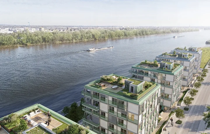 RHEINWIESEN living Mainz Bewehrungsarbeiten Cesah Bau Luftansicht