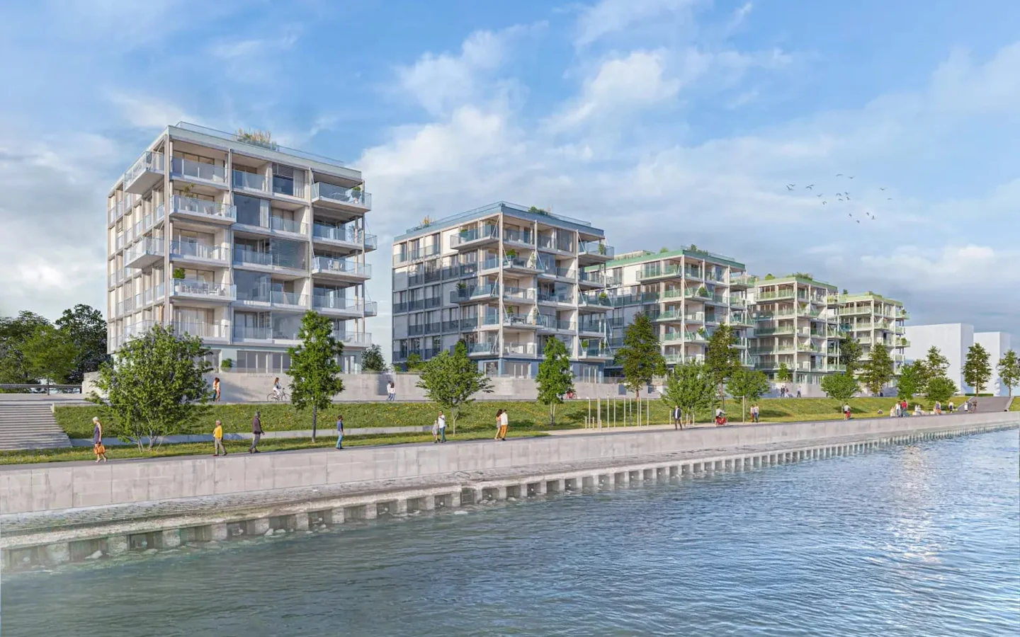 RHEINWIESEN living Mainz Bewehrungsarbeiten Cesah Bau